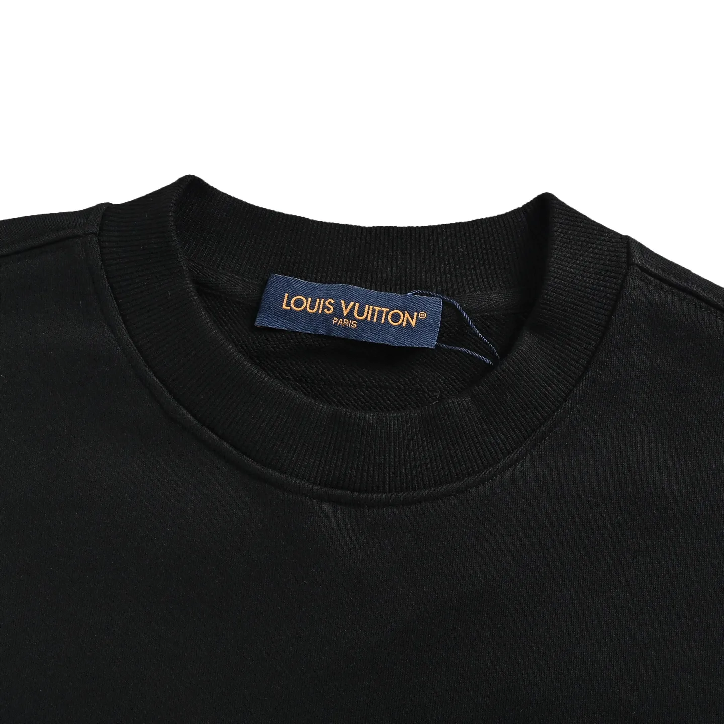Louis Vuitton/Louis Vuitton presbyopic letter embroidered round neck sweatshirt